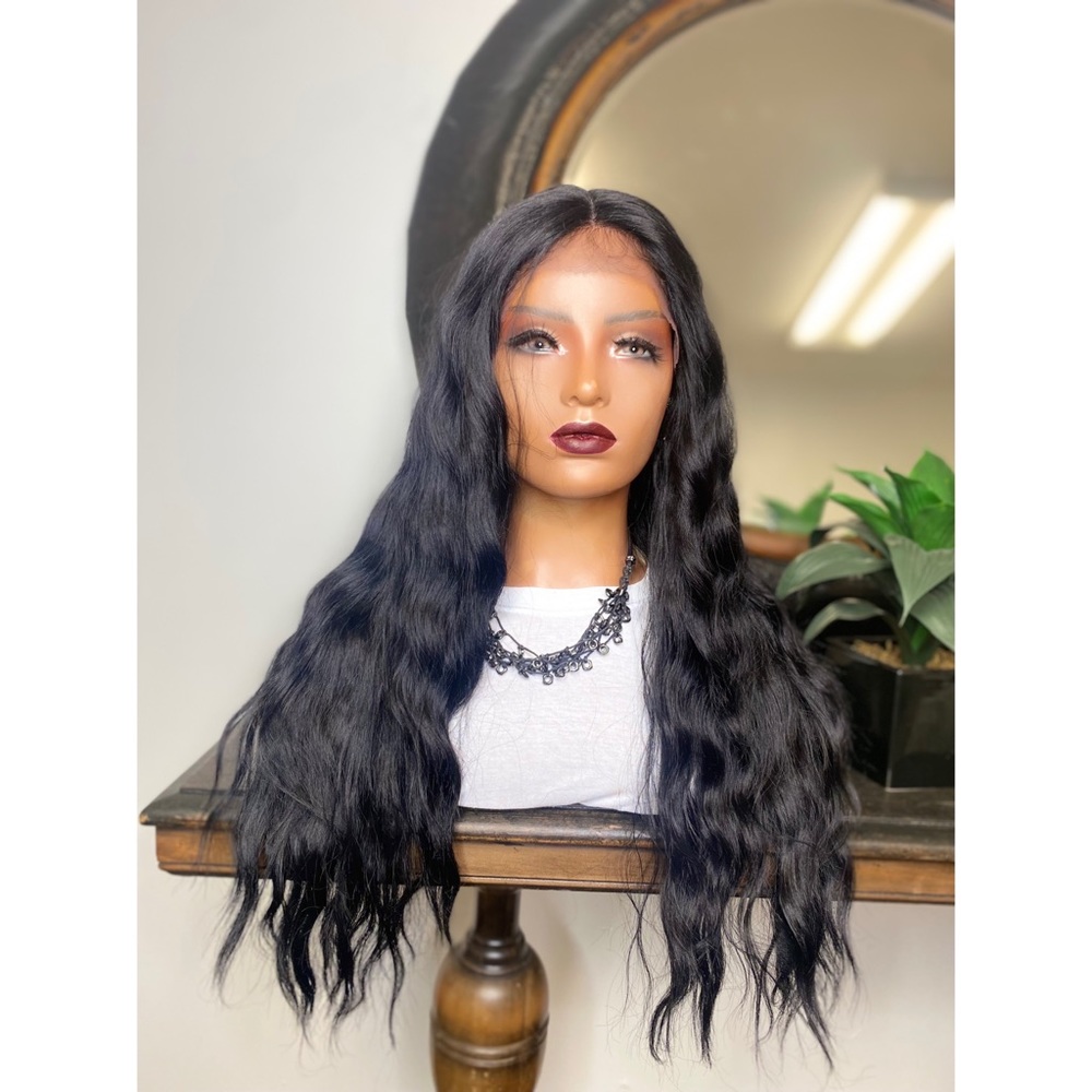 JAYLEN| BLACK DEEP T PART WAVY LACE FRONT WIG